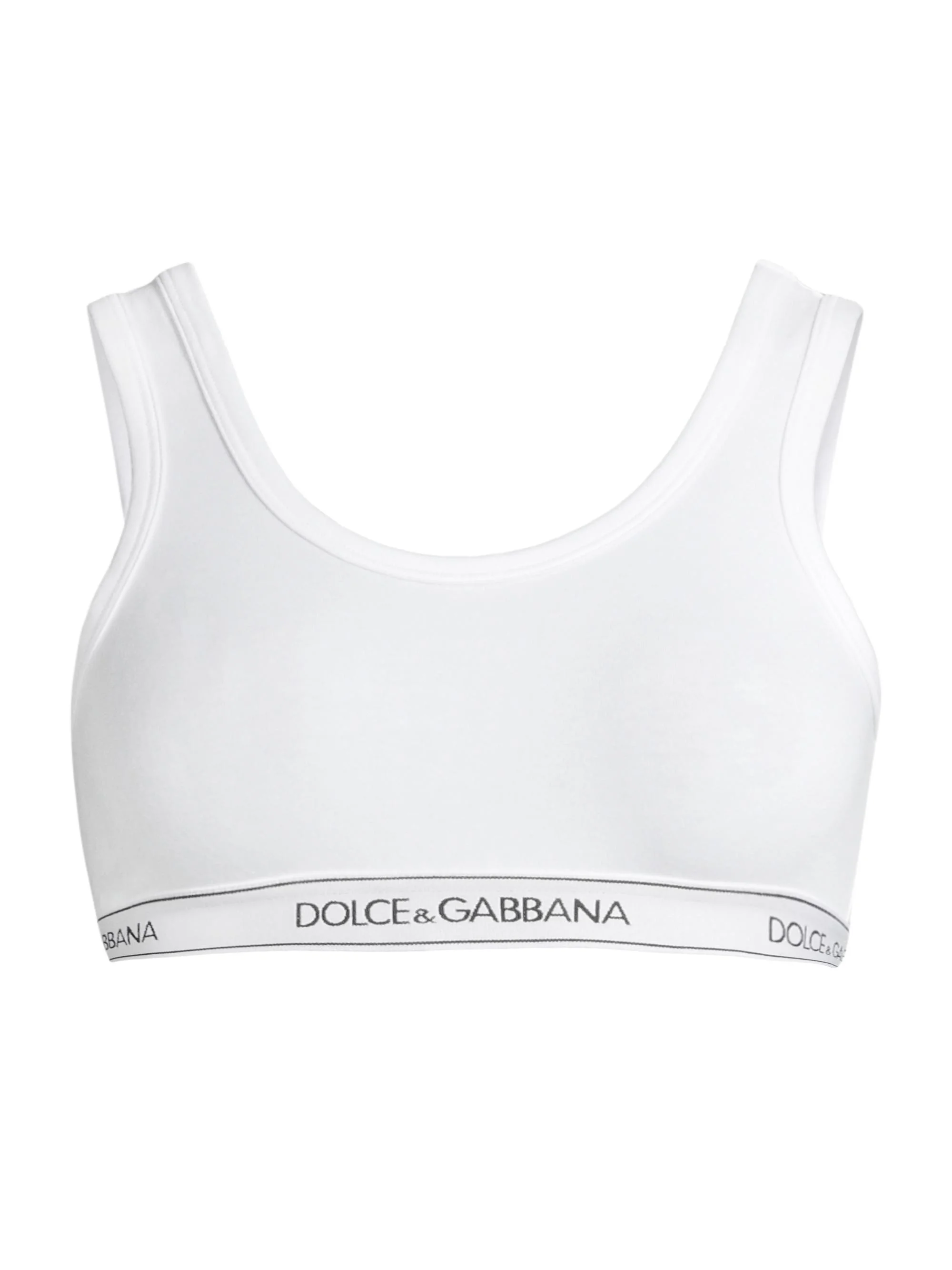 Women's Logo Band Sports Bra - Optical White - 1