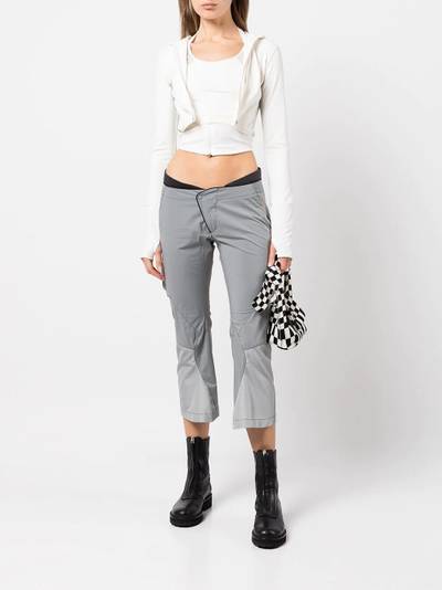 HYEIN SEO panelled slim-fit cropped trousers outlook
