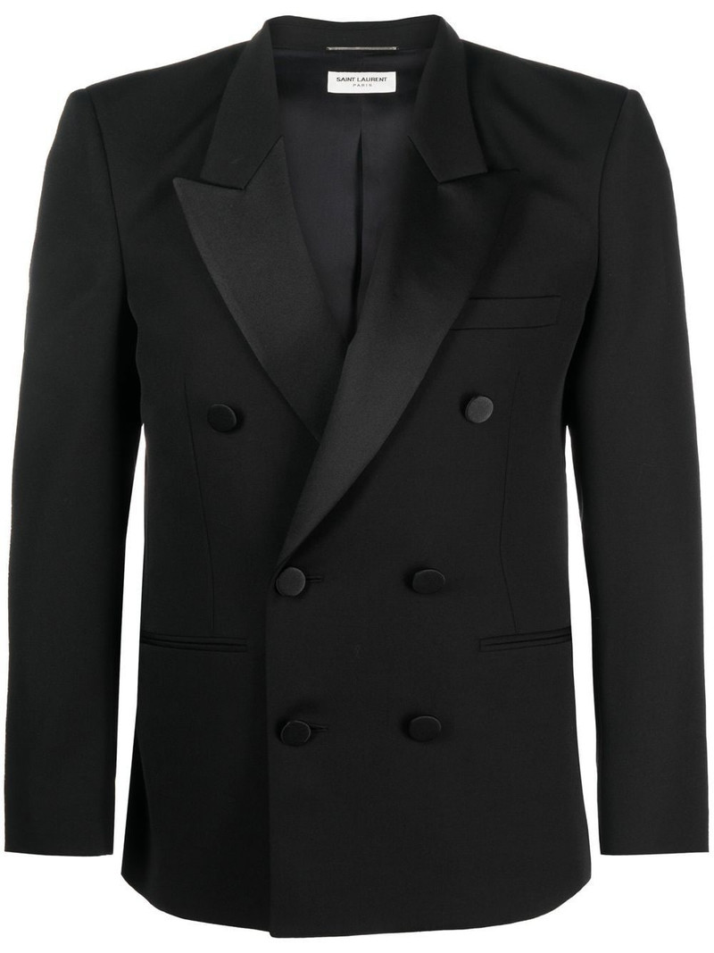 double-breasted tailored blazer 1