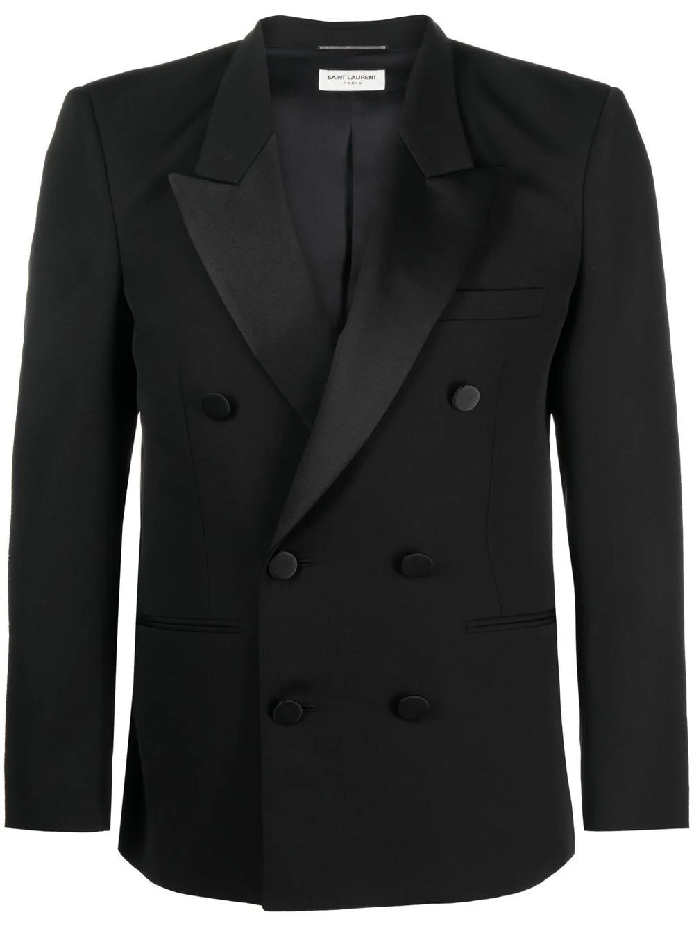 double-breasted tailored blazer - 1