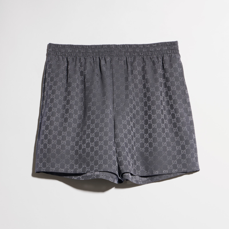 GG silk jacquard shorts - 1