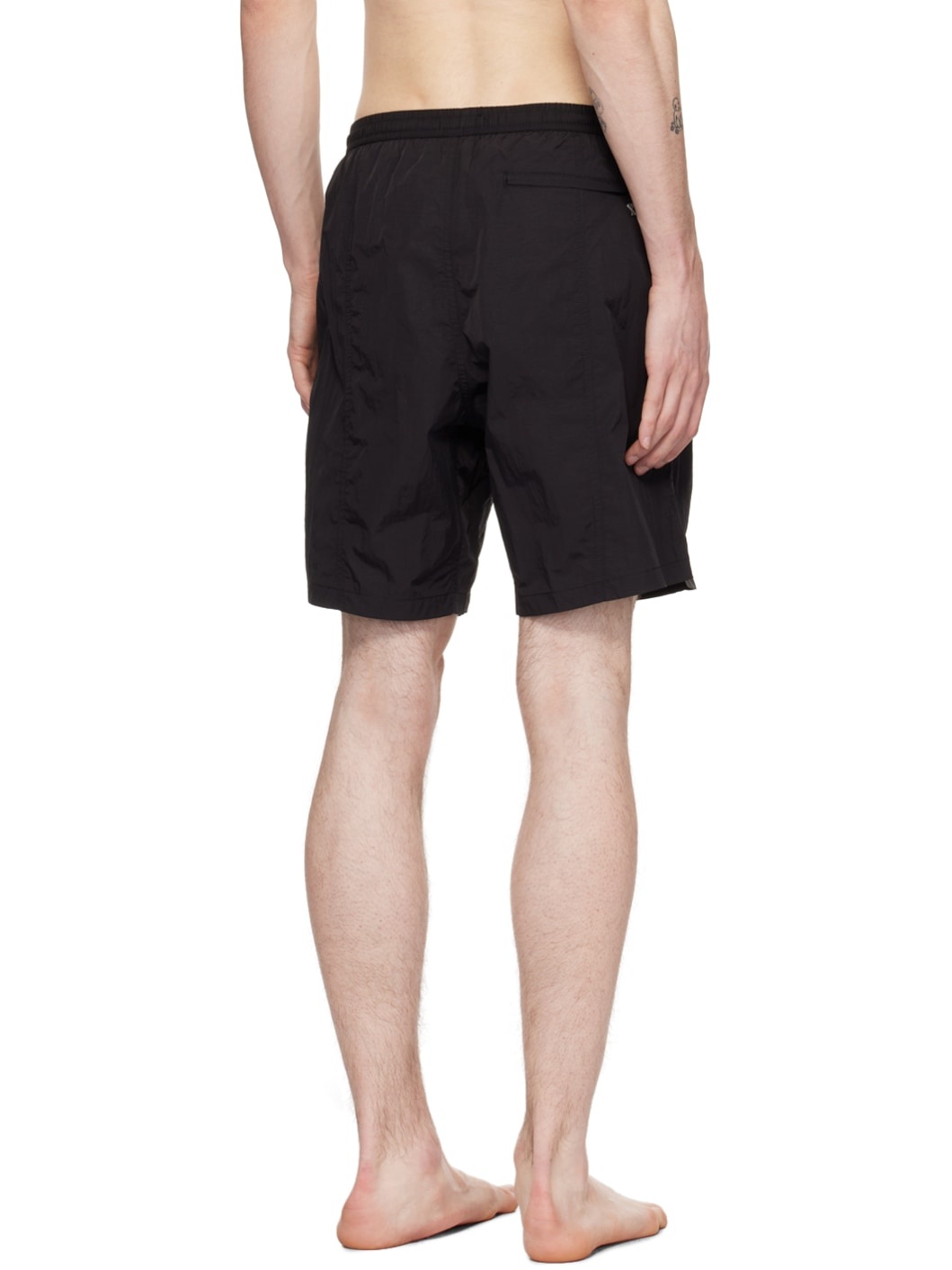 Black Drawstring Swim Shorts - 3