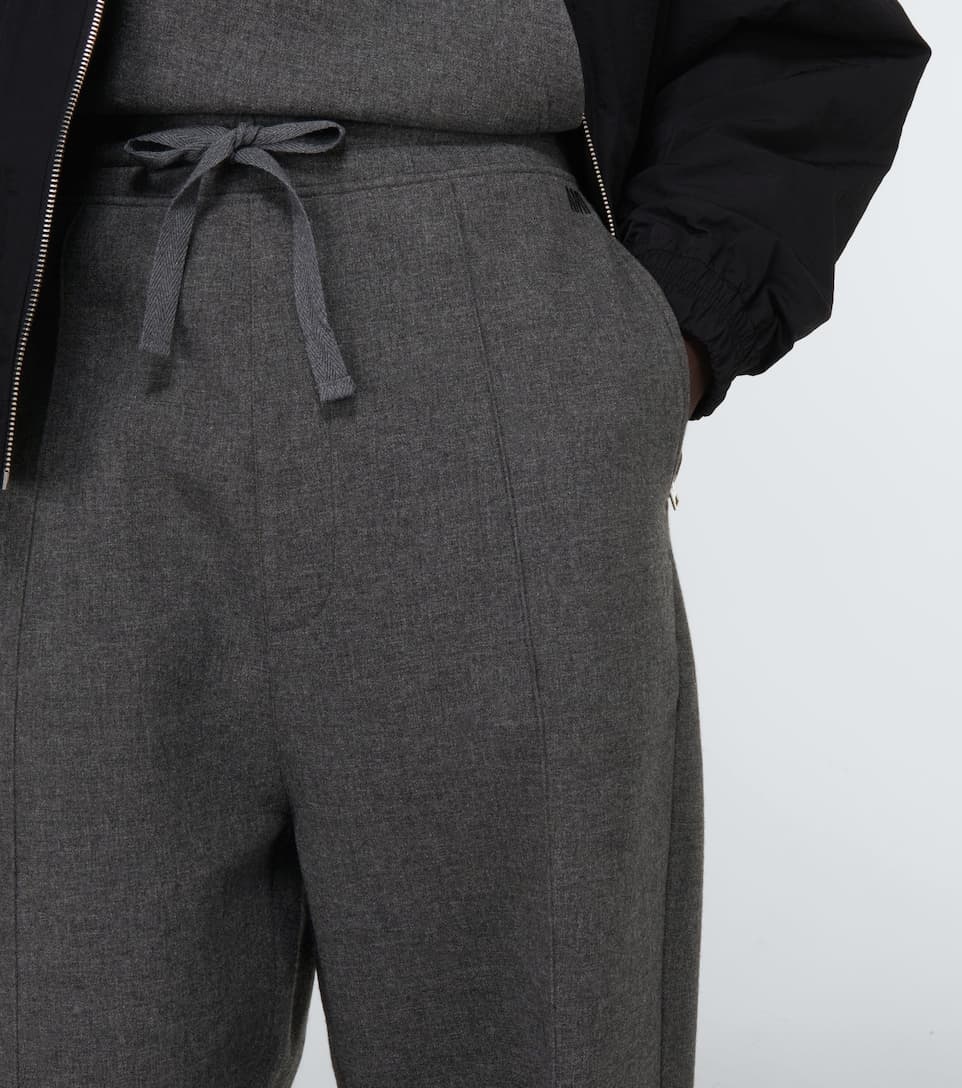 Wide-leg sweatpants - 5