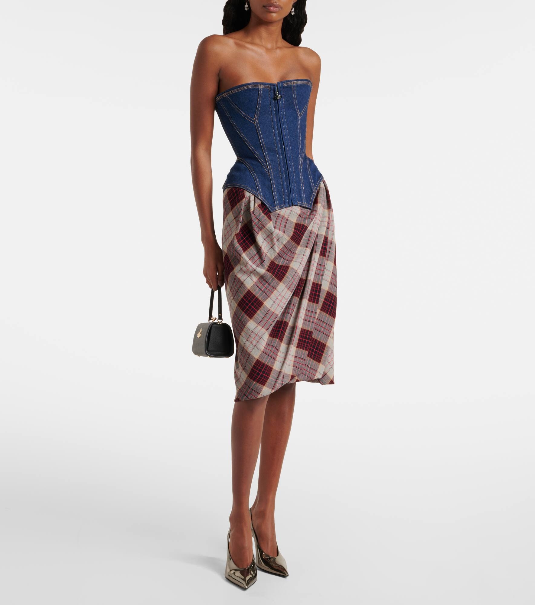 Denim corset - 2