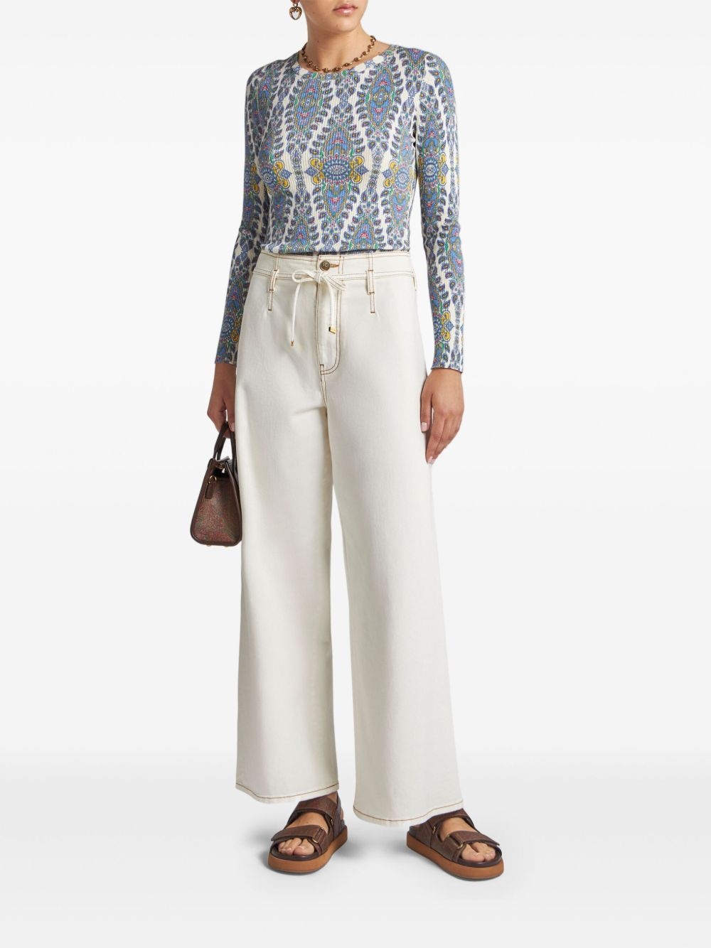wide-leg jeans - 2