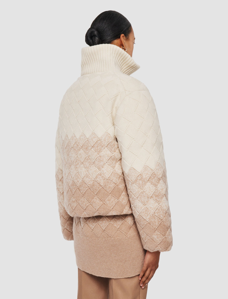 Weave Knit Puffer Jacket 3