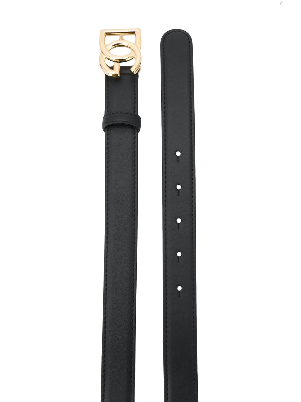 logo buckle belt - 2