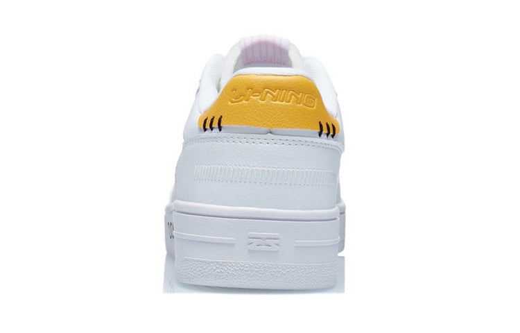 (WMNS) Li-Ning Classic Skateboarding x Disney 'White Yellow Daisy' AGCS146-2 - 4