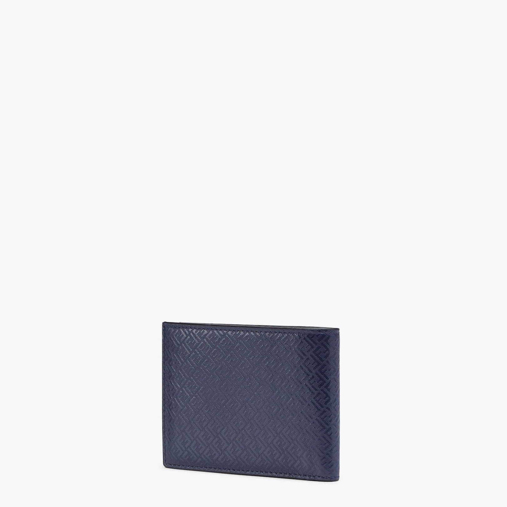 Blue leather bi-fold wallet - 2