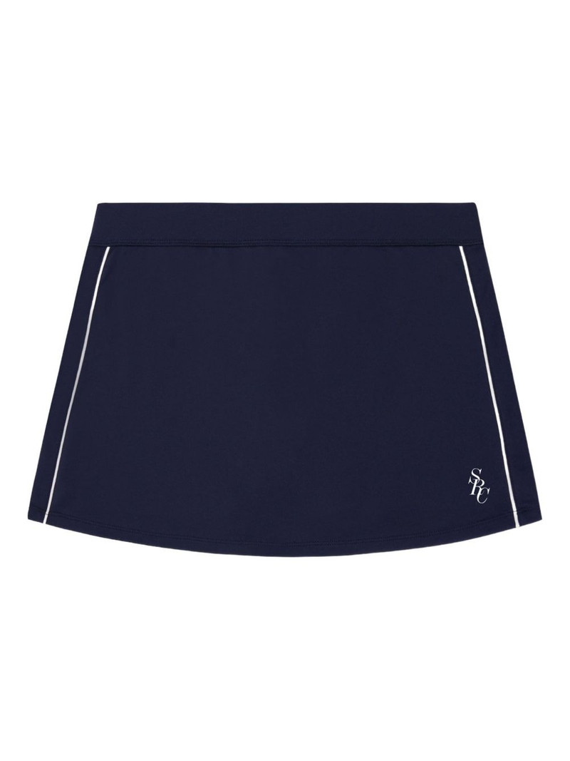 side-stripe short skirt 1