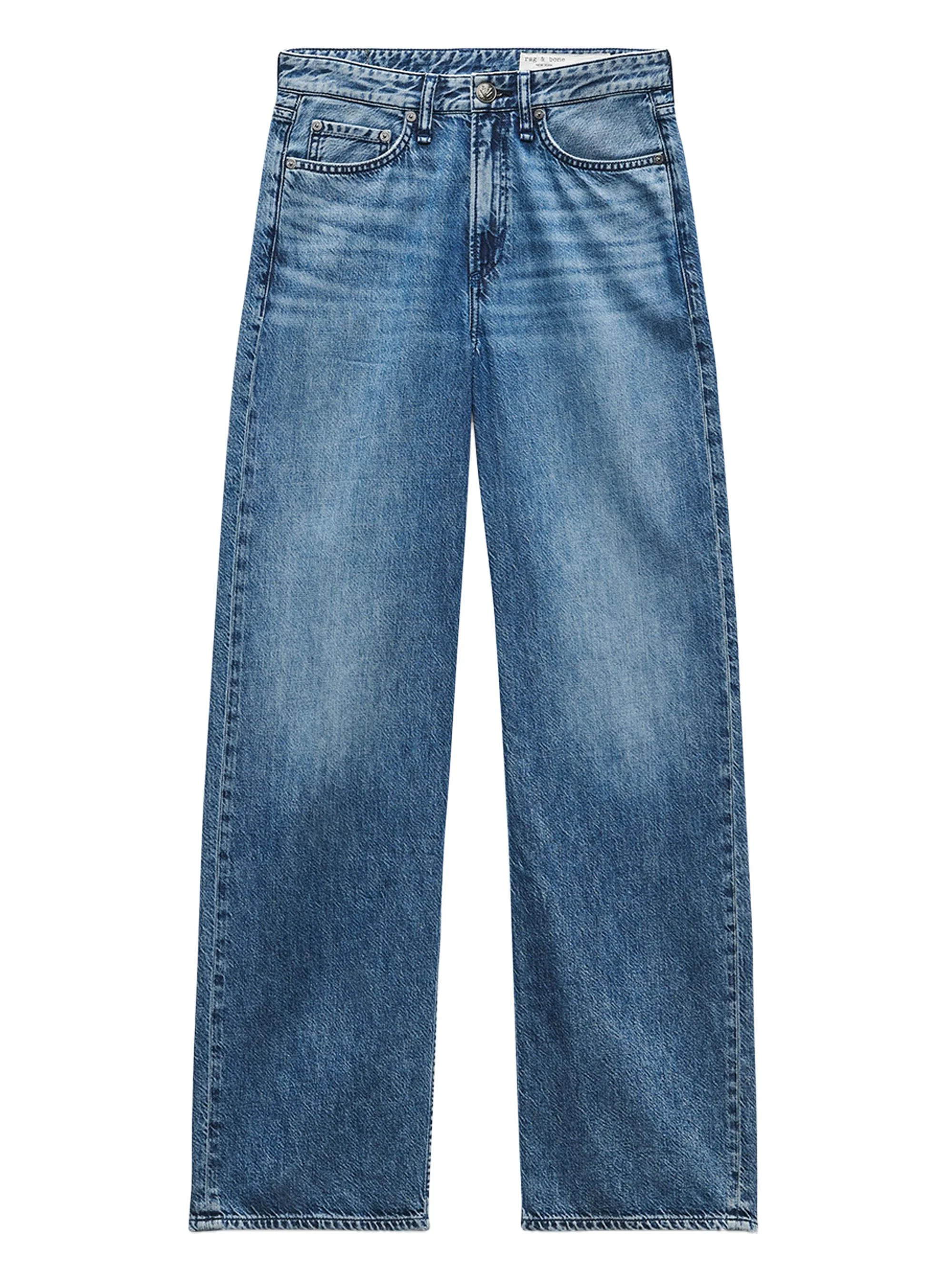 Women's Logan High-Rise Wide-Leg Jeans - River - 1