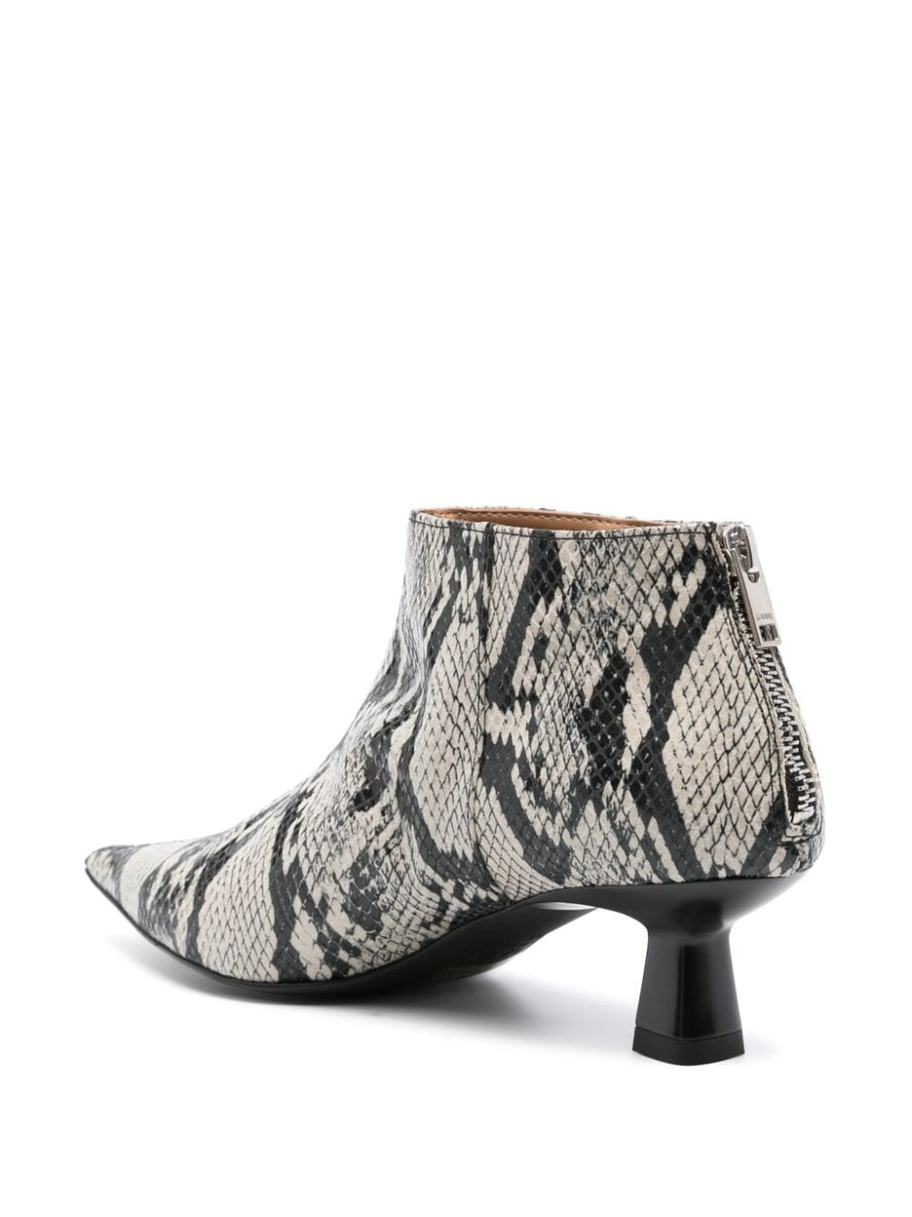 50mm snake-print boots - 3