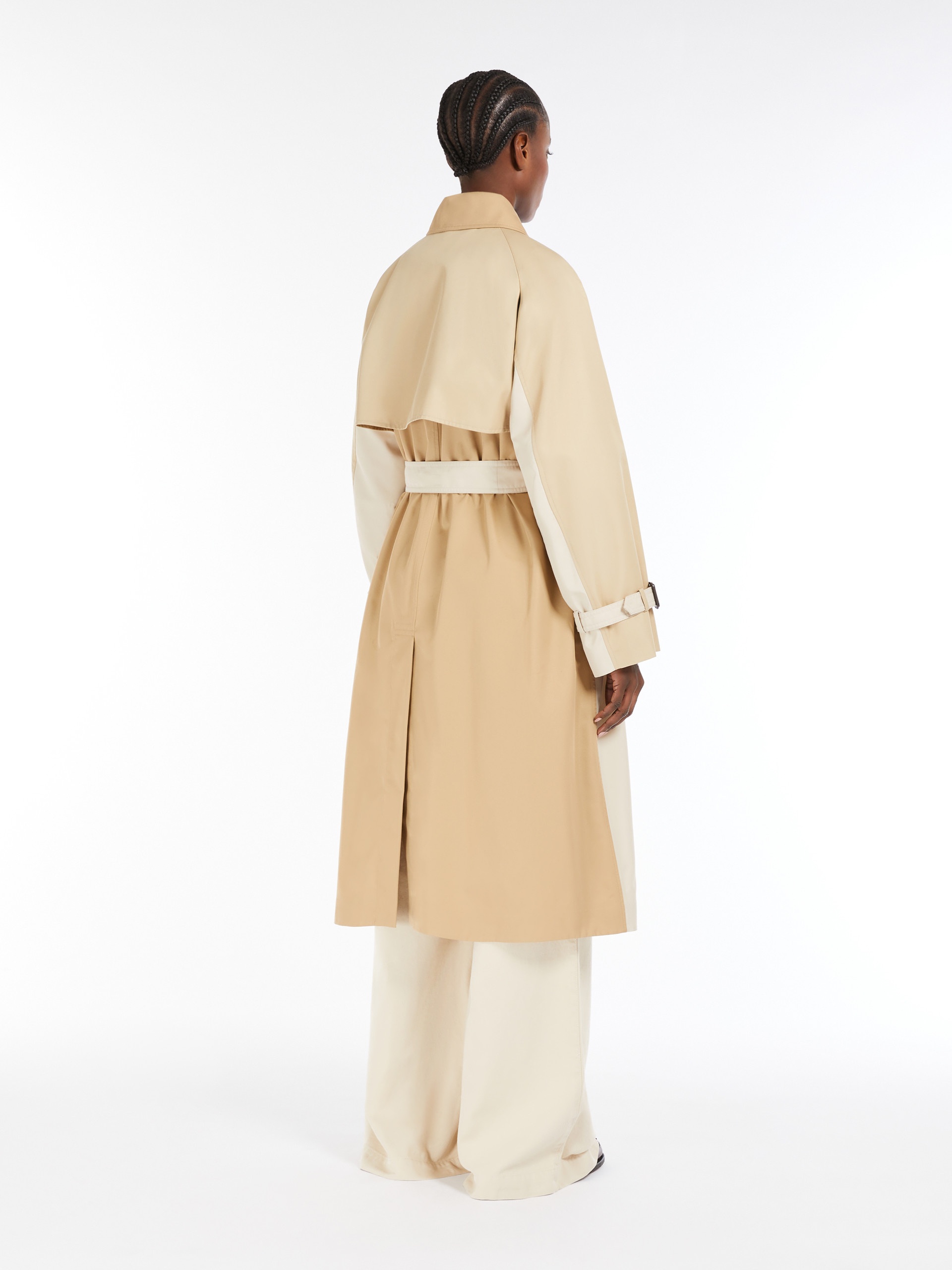 CANASTA Reversible trench coat in water-repellent gabardine - 4