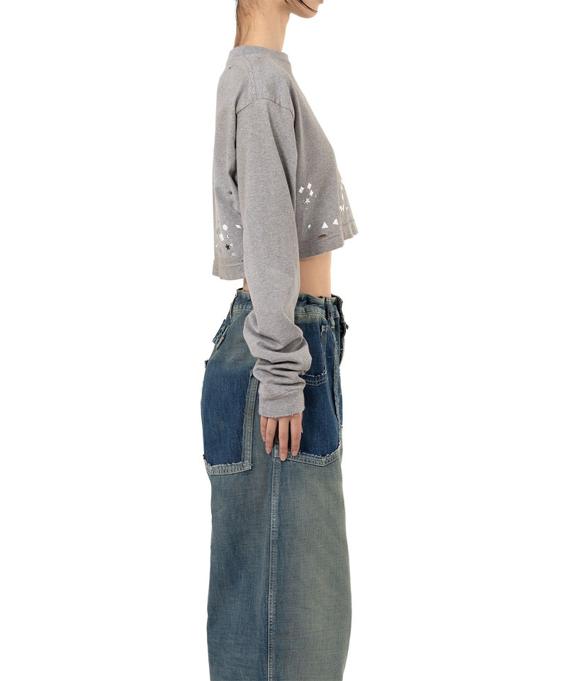 Embellished Cropped Long Sleeve T-shirt 20