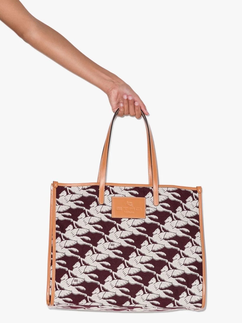 Pegaso-print tote bag - 4