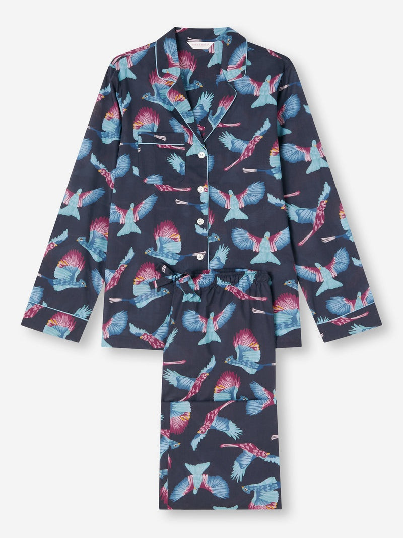 Women's Pyjamas Ledbury 63 Cotton Batiste Navy 1
