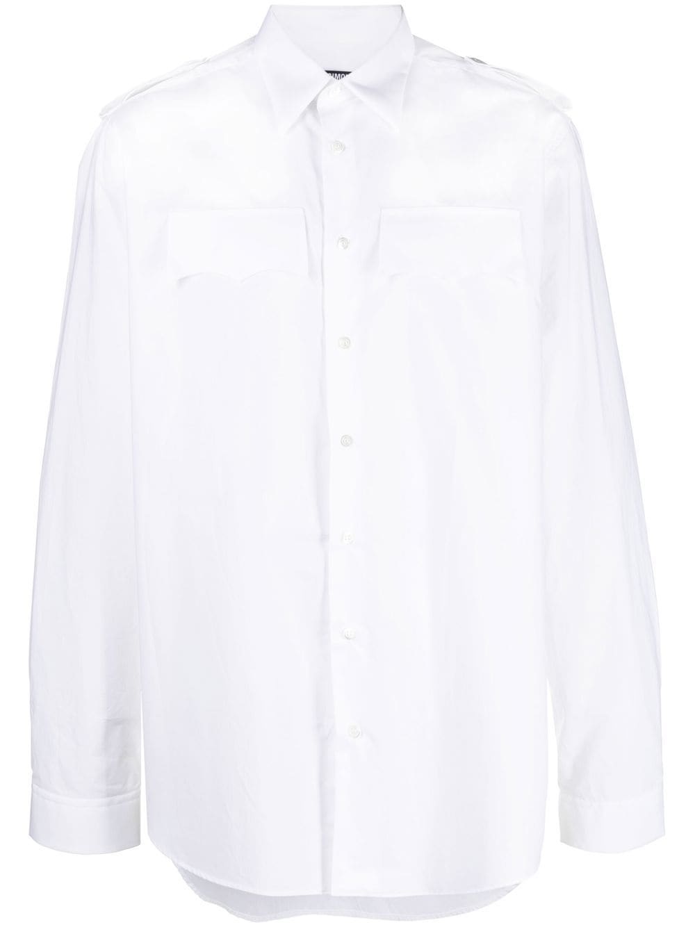 【送料&関税込】Raf Simons Shirt Dress Raf Simons Uniform long-sleeved cotton shirt | REVERSIBLE