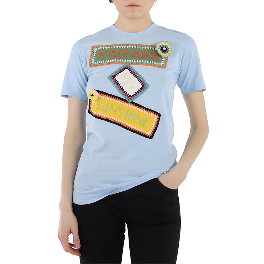 Michaela Buerger - Michaela Buerger Ladies T-Shirt Blue Classic - 1