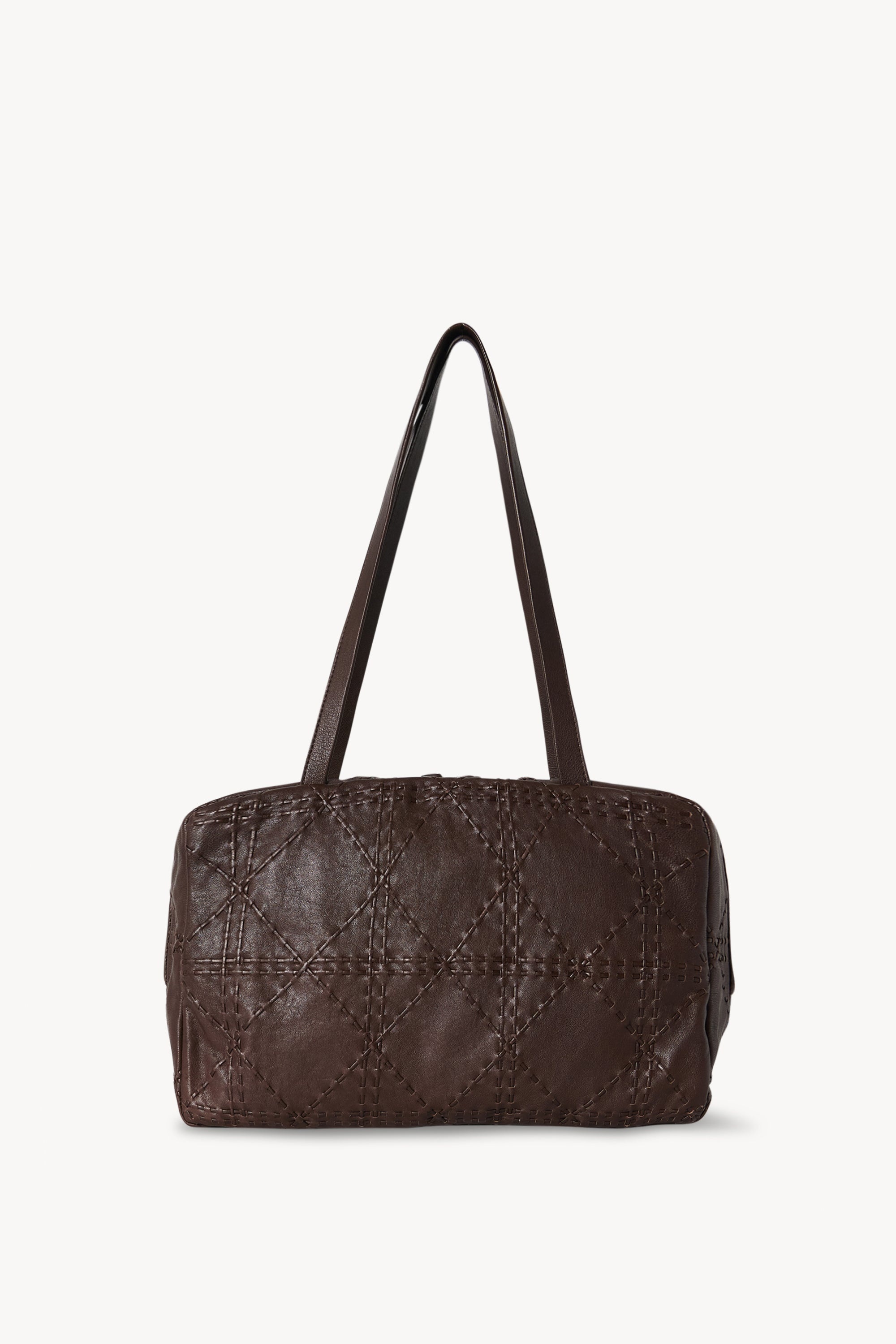 Astra Bowling Bag in Embroidered Leather - 1