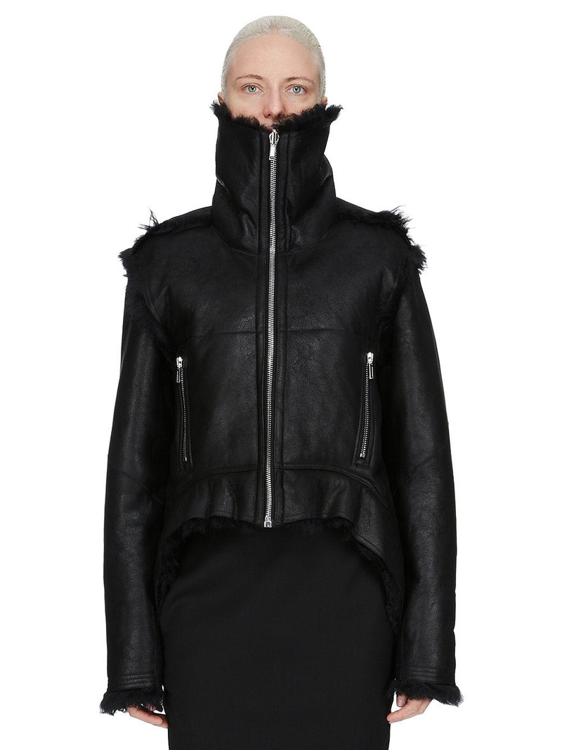 Exploder zip-front leather jacket 1