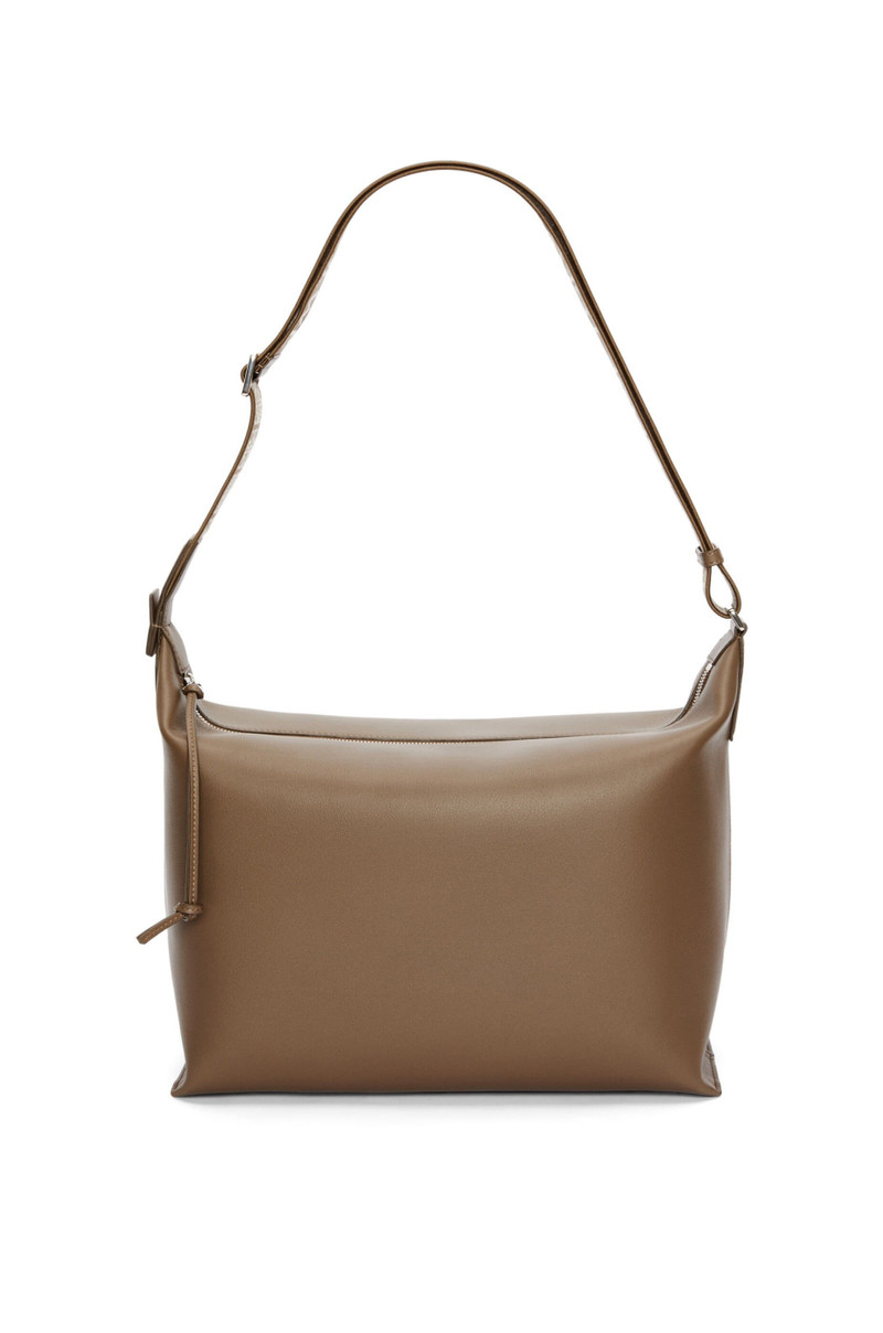 Loewe Cubi Crossbody bag in supple smooth calfskin and jacquard outlook