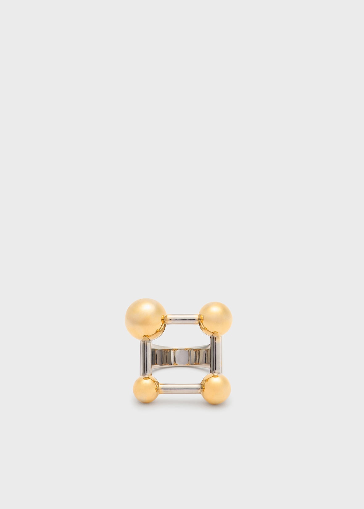 DICE RING WITH PEARLY SPHERES - 1