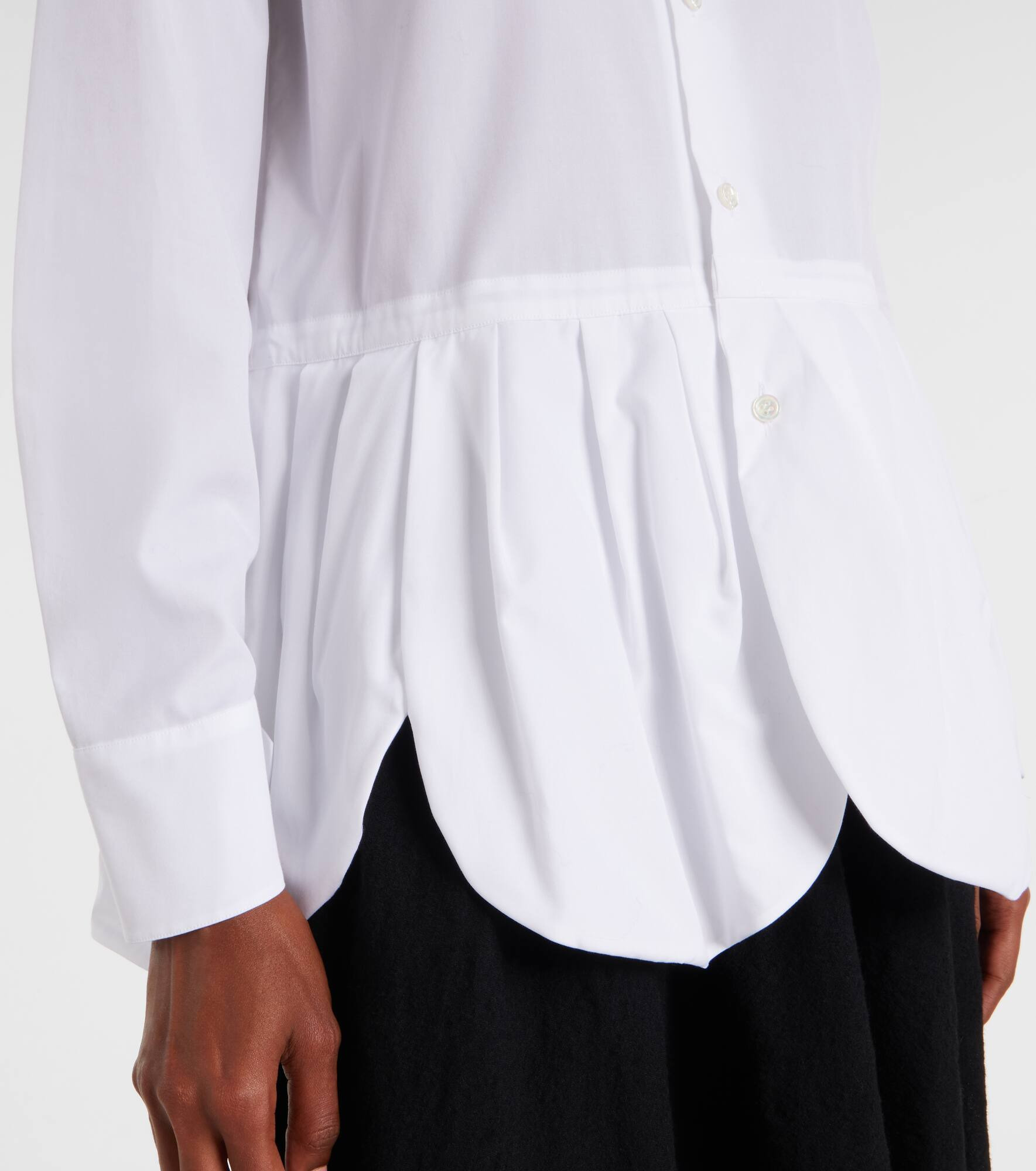 Gathered cotton shirt - 5