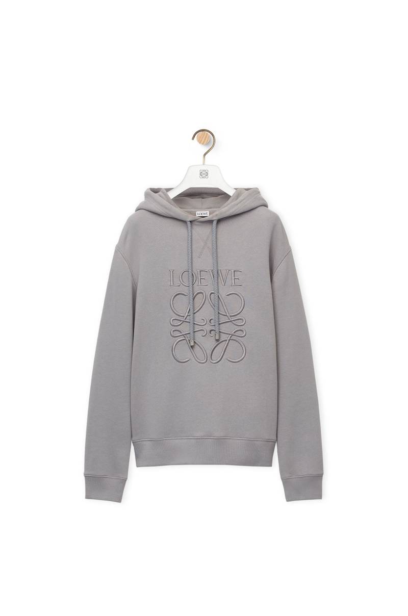 Anagram tonal hoodie in cotton 1