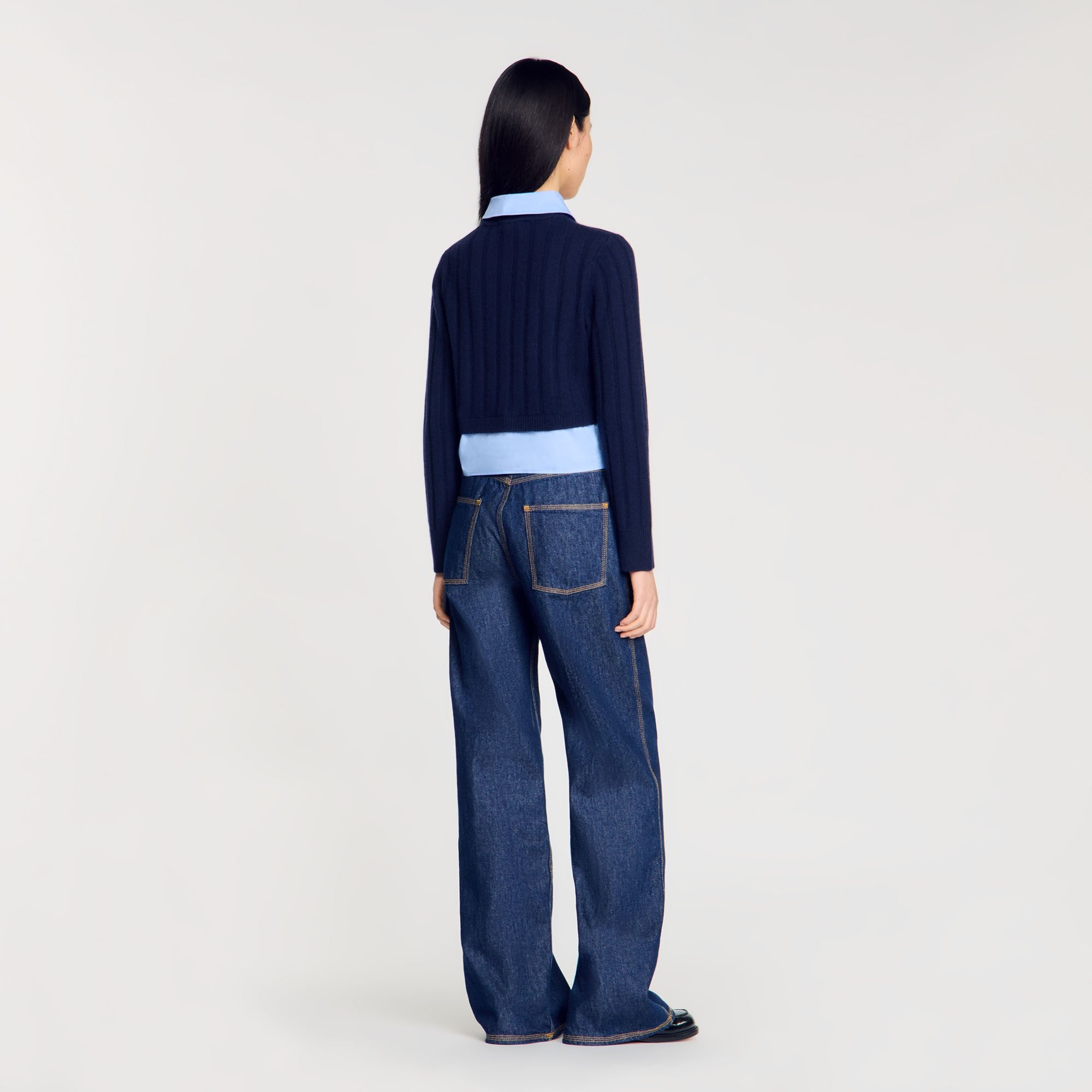 LAYERED-EFFECT SWEATER - 5