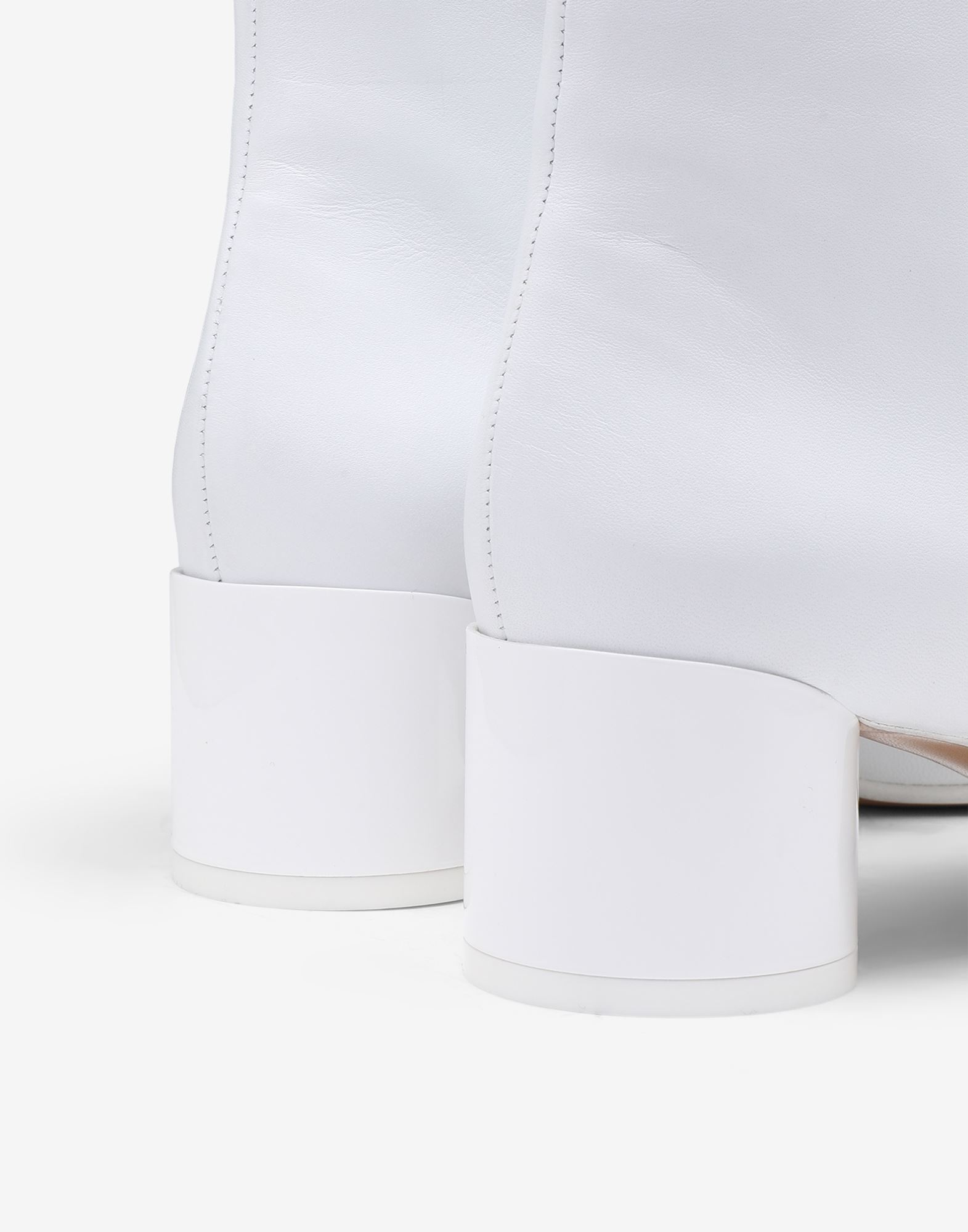6 logo heel boots - 4