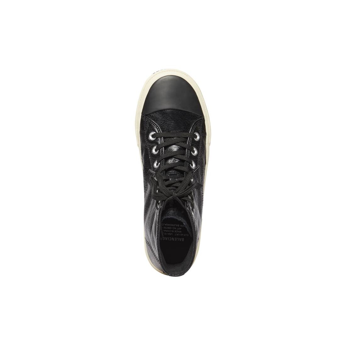 Women's Paris High Top Sneaker in Black - 6