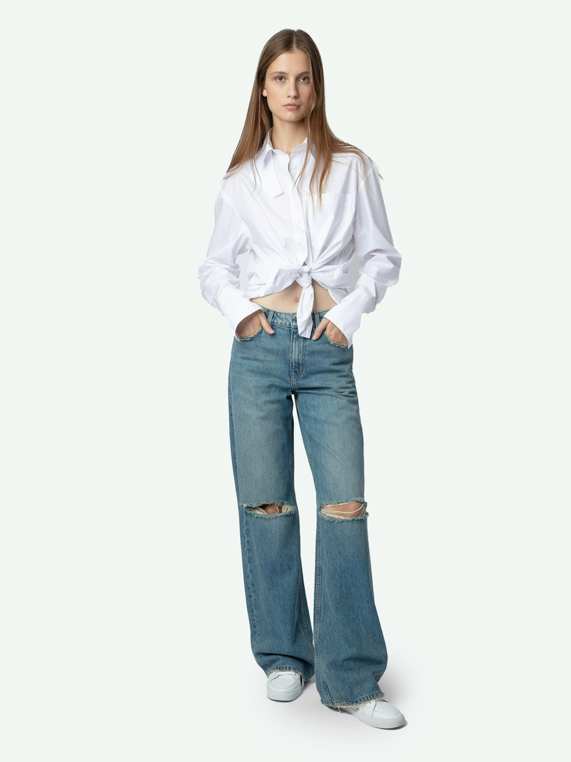Zadig & Voltaire Whitney Wide Leg Jeans outlook
