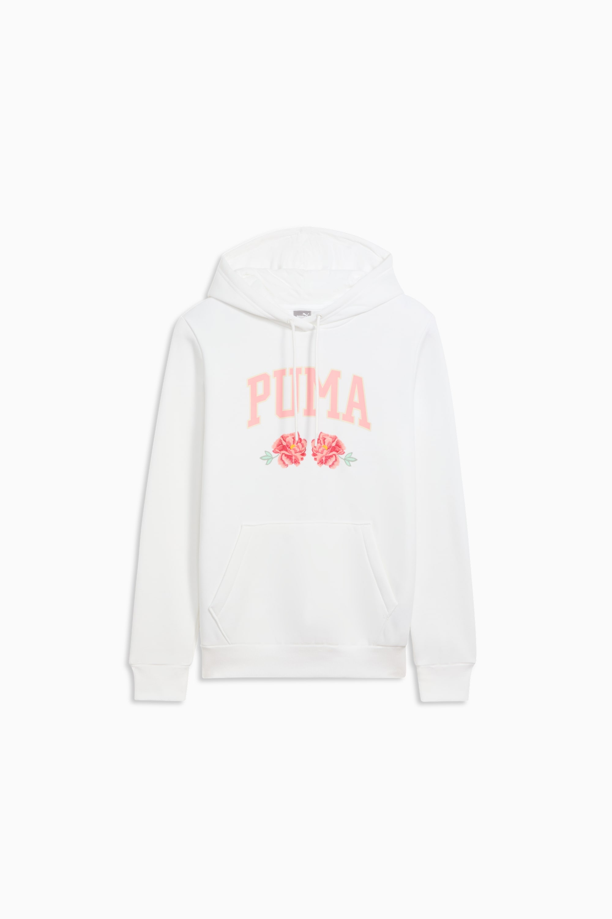 Faux Embroidered Floral Women's Hoodie - 1