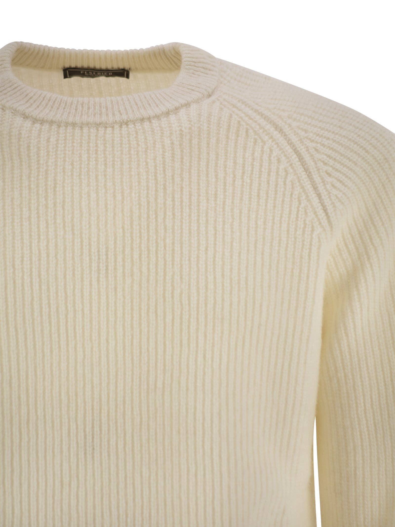 Peserico - Peserico Men Crew-Neck Rib Sweater - 4