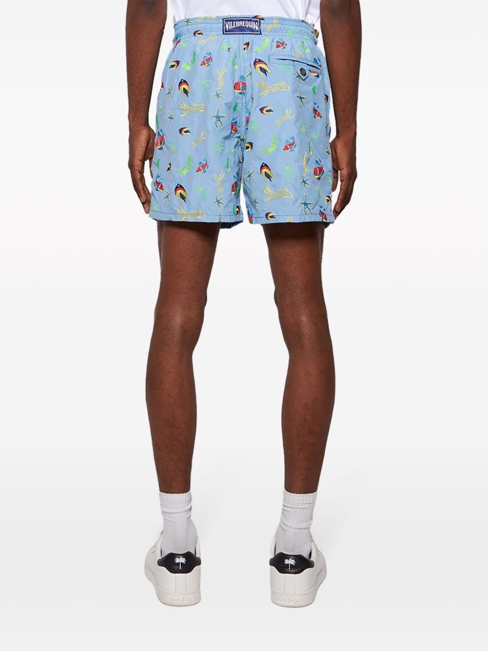 Mistral Naive Fishes-embroidered swim shorts - 5