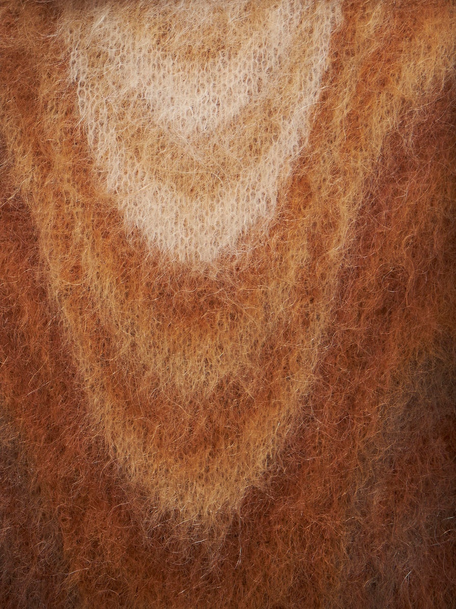 SWEATSHIRT WITH KNITTED HOOD IN JACQUARD - 6