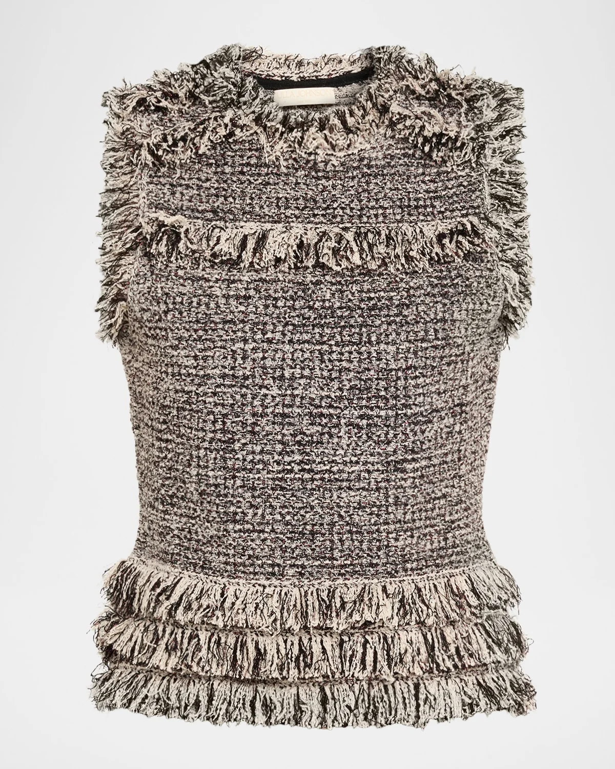 Kassi Knit Tweed Top - 1