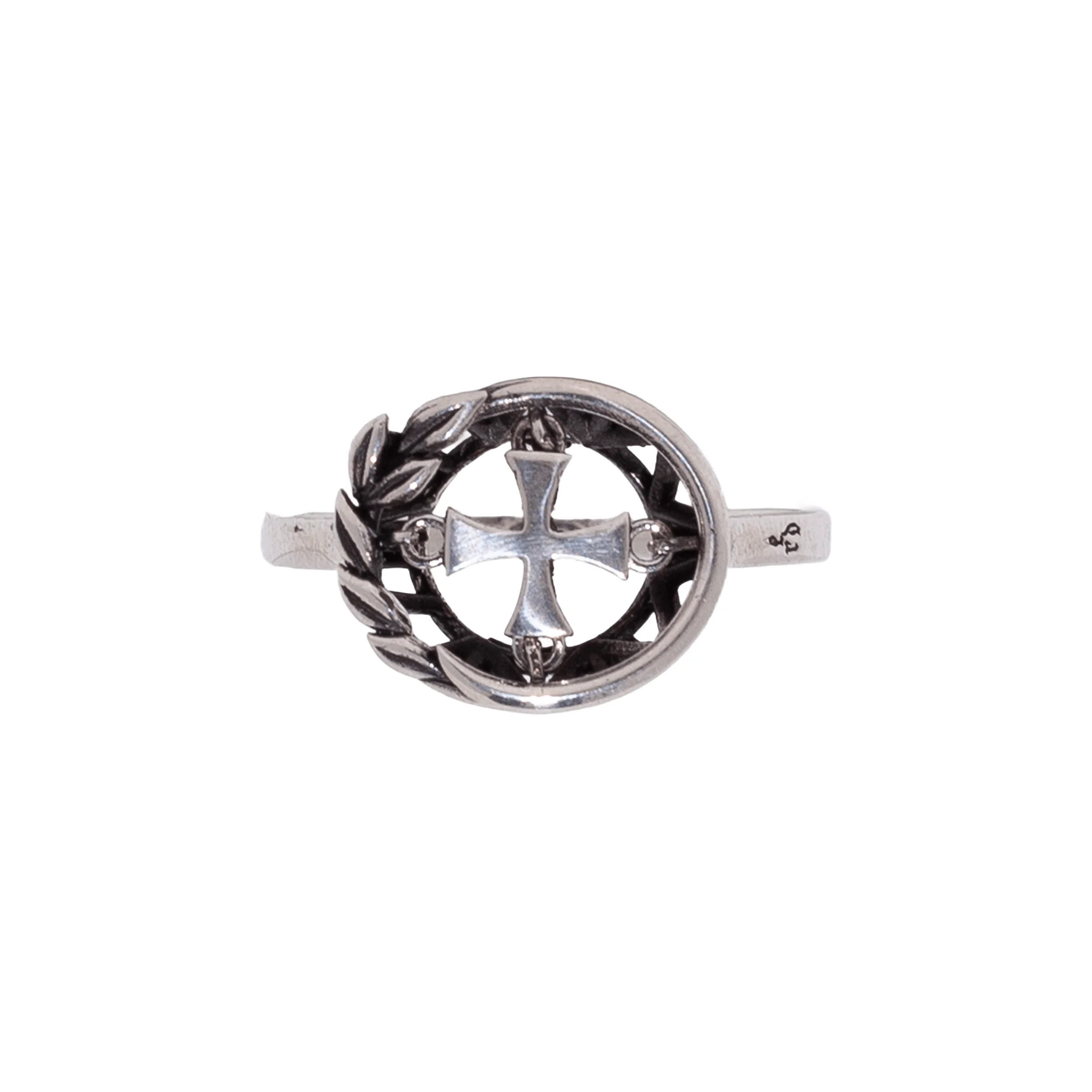 WREATH CROSS RING - 1