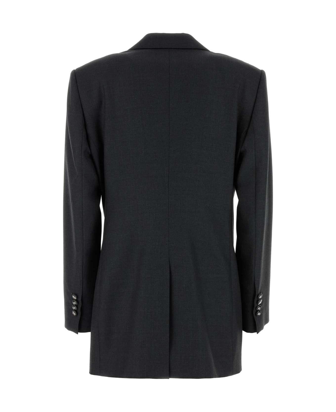 ジャケット DOLCE & GABBANA GRAPHITE WOOL BLAZER Dolce & Gabbana Graphite Wool Blazer | italist | REVERSIBLE