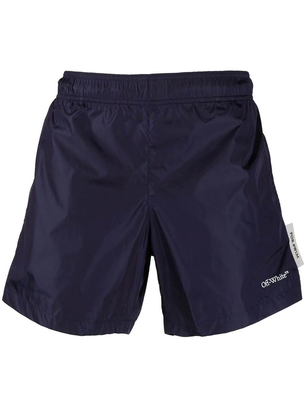 logo-print swim shorts - 1