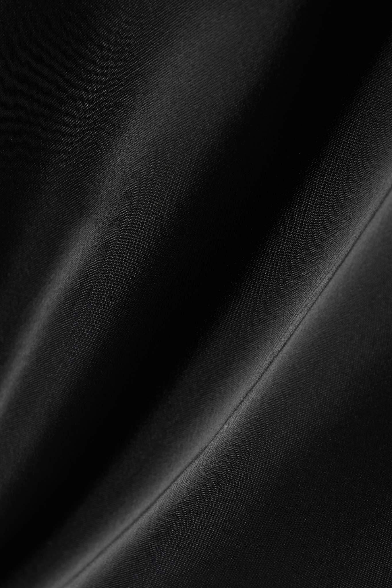 Satin-twill mini dress - 5