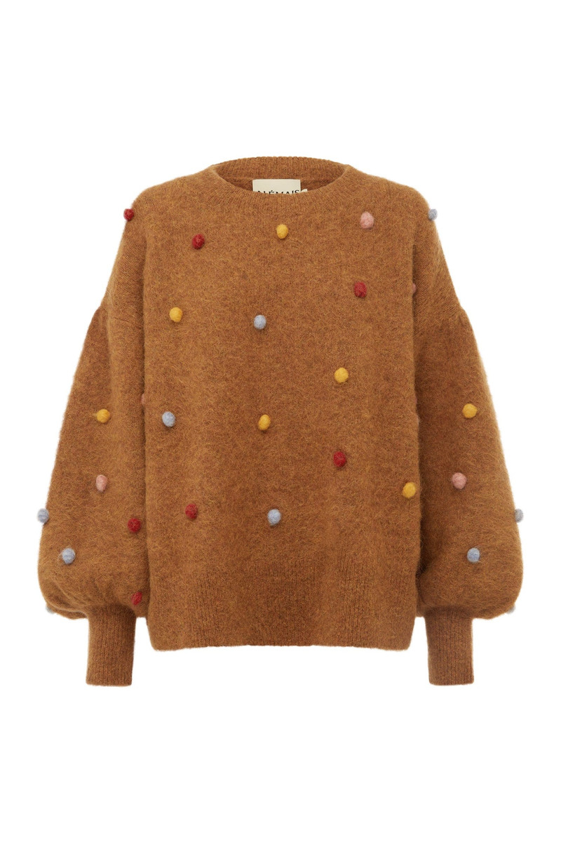 Elia Tobacco Balloon Sweater 1