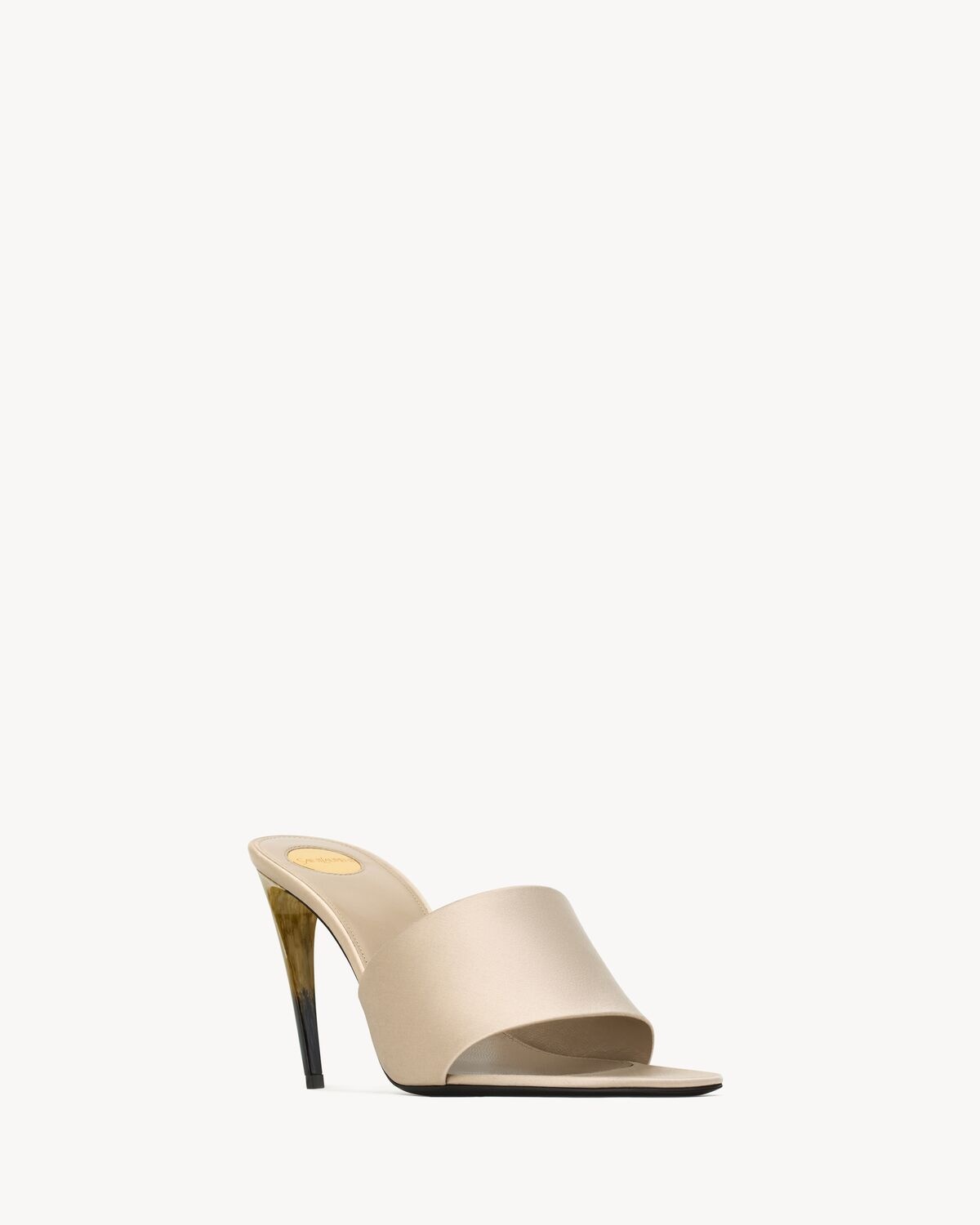 LODGE MULES IN SATIN CREPE - 3