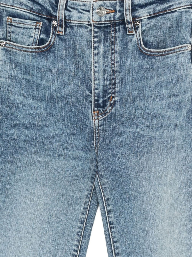 faded-effect straight-leg jeans 3