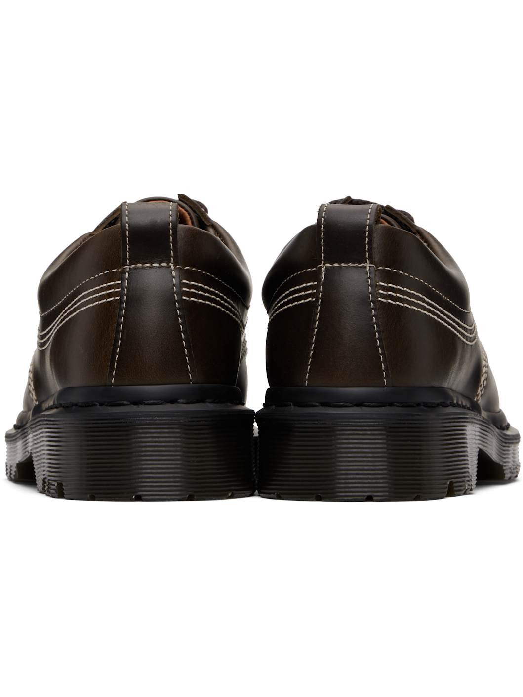 Khaki Orleans Leather Lowell Derbys - 2