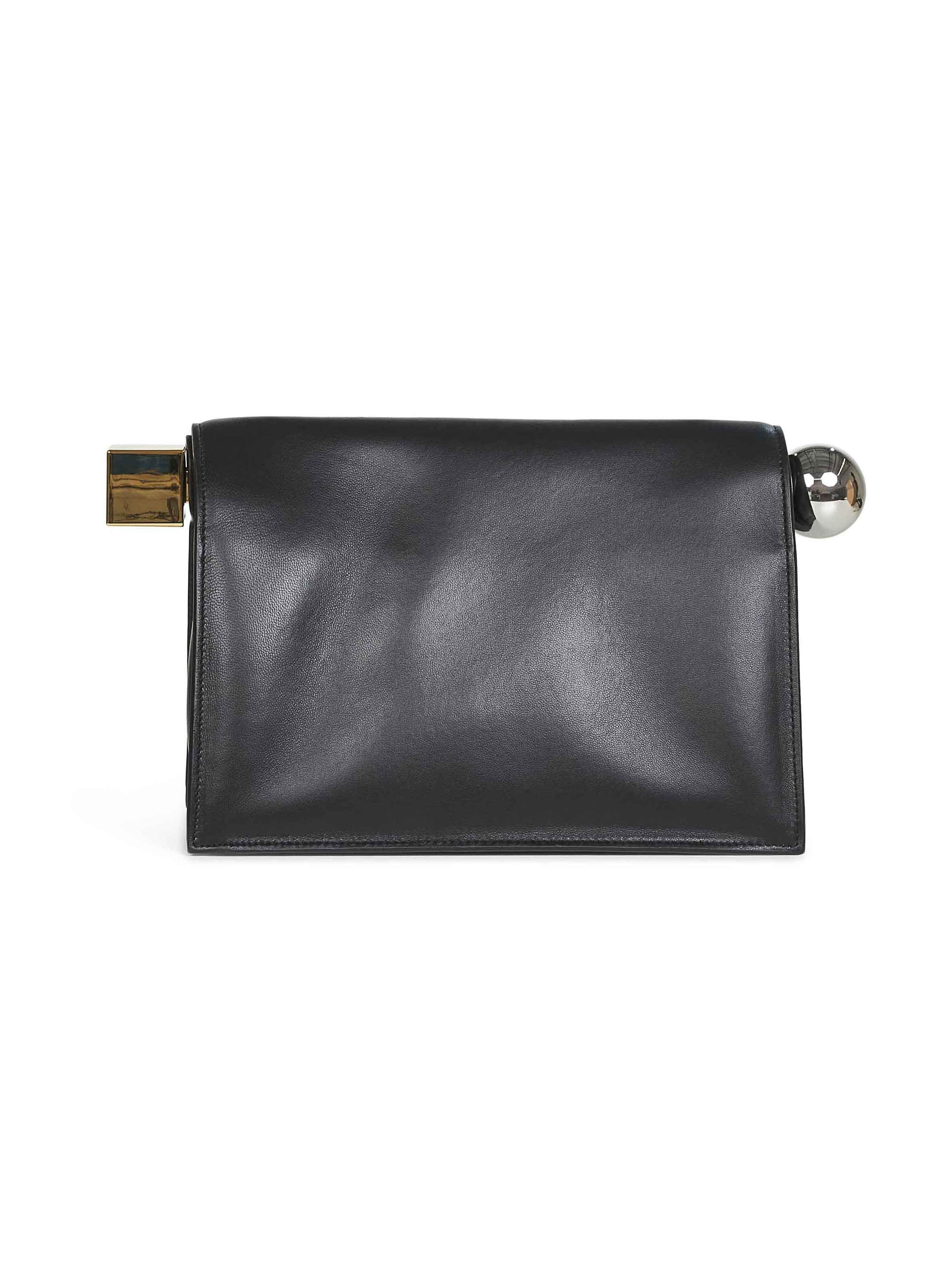 Black The Rond Carré clutch bag - 3