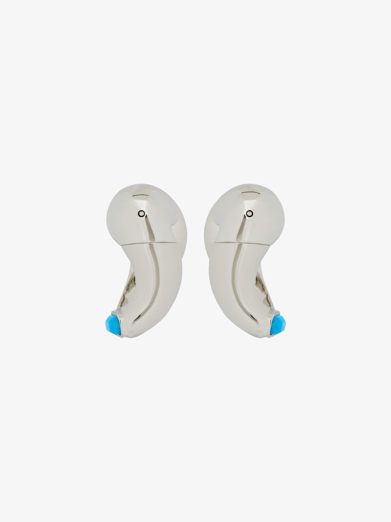 Givenchy ORGANIC EARRINGS IN METAL AND RESIN outlook