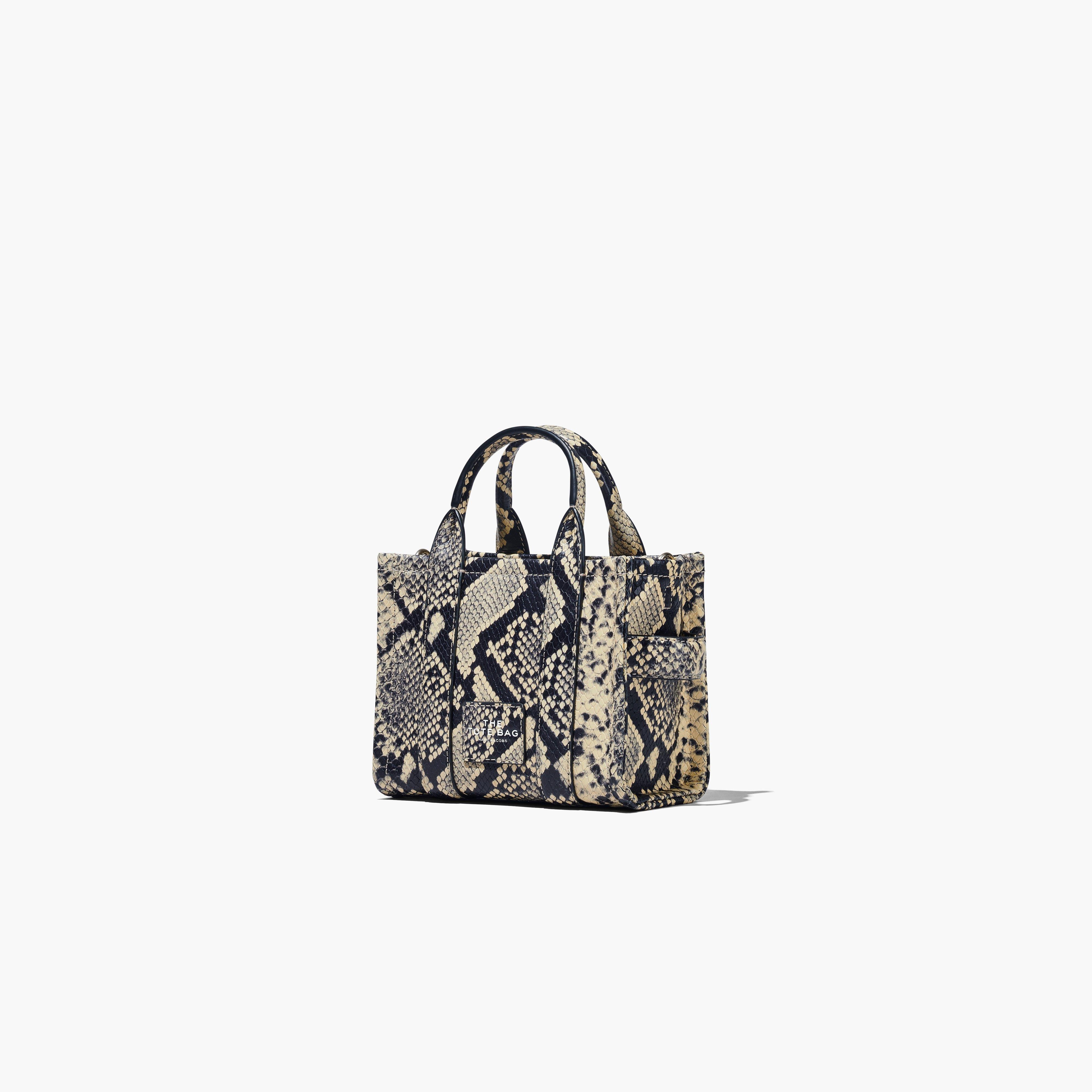 THE SNAKE-EMBOSSED MICRO TOTE BAG - 5