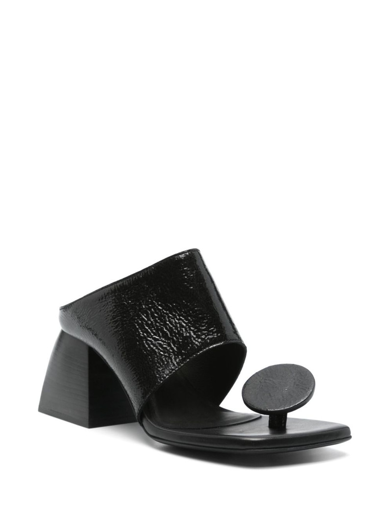 UMA WANG 70mm Stone mules outlook