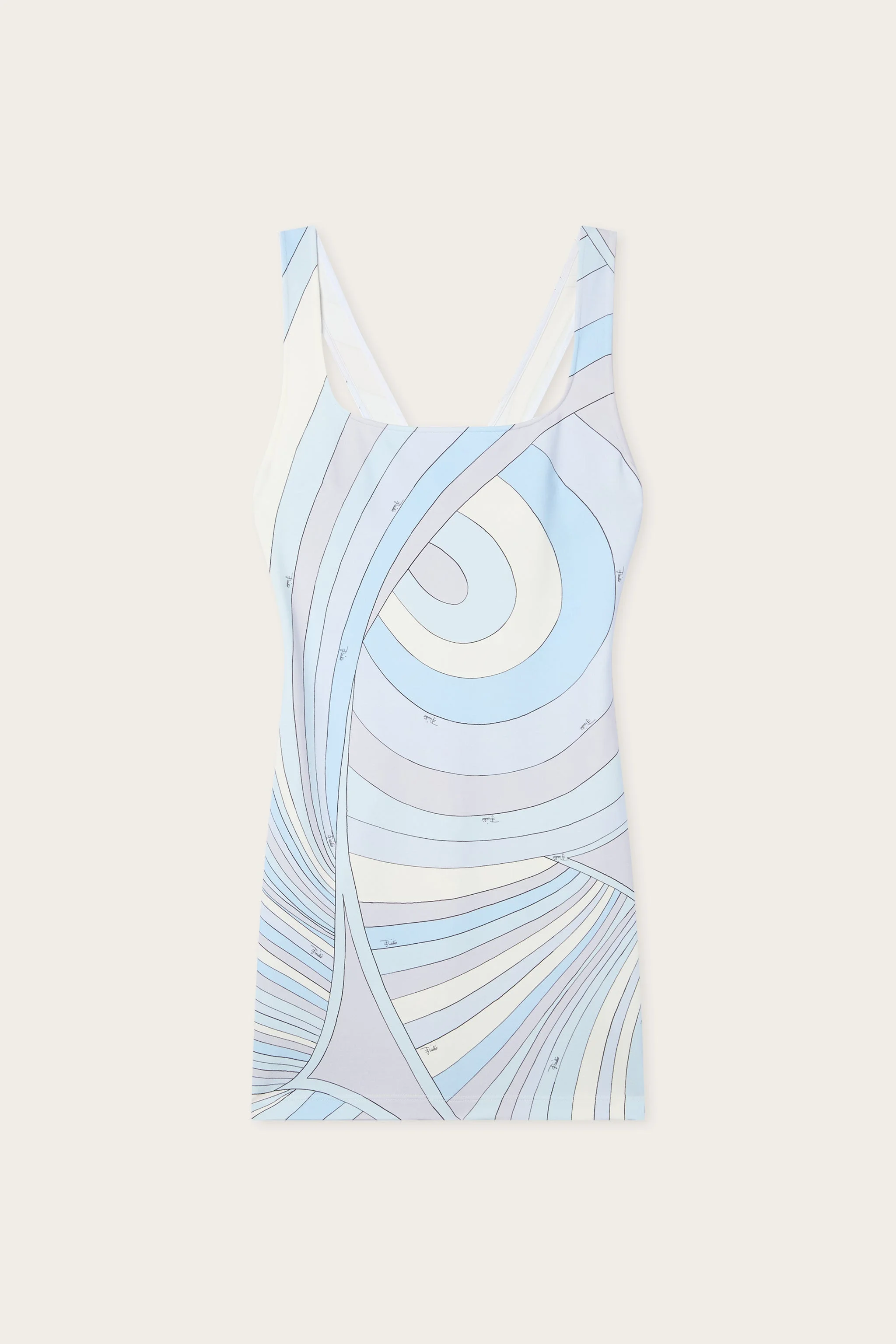 IRIDE PRINT JERSEY MINI DRESS - 1